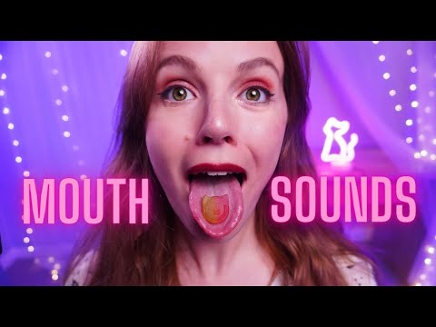 ASMR Mouth Sounds de OREJA a OREJA Y Comiendo CHUCHES