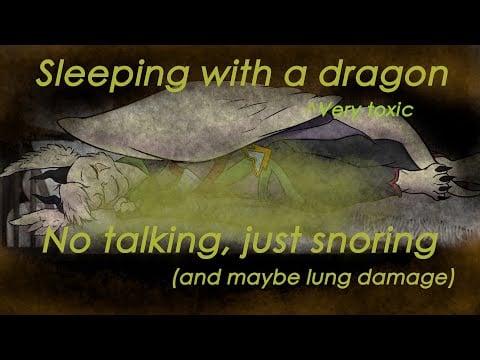 Sleeping with your favorite toxic dragon [ASMR, No talking]