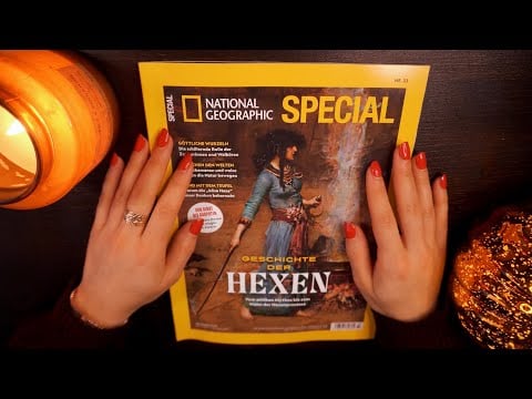 ASMR die Geschichte der Hexen 🧙‍♀️ | National Geographic durchblättern 