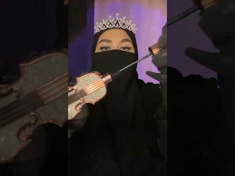 ASMR - Hijabi Princess does your Royal makeup 👑✨ #asmrmakeup #asmrshorts