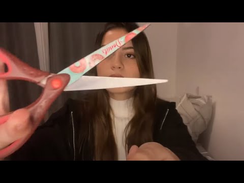 asmr- 1 minute hair cut (very fasttt)