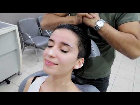 Asmr Turkish Barber chair Massage Lady Mary First Hair Washing, Head, Face, Arm, Ear, Finger Massage