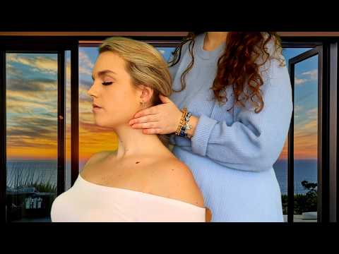 ASMR / Massage Techniques for Headaches / Soft Spoken on a Real Person