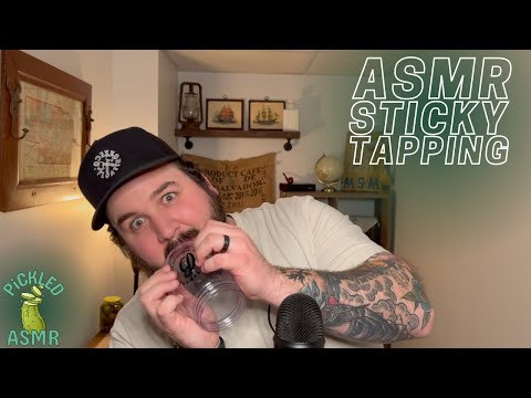 ASMR // Sticky Tapping & Gripping (Fast and Aggressive)