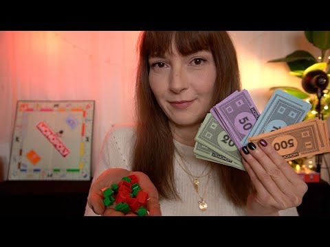 ASMR Endlos MONOPOLY zum Einschlafen (viel Flüstern.) Overexplaining + Show&Tell deutsch/german