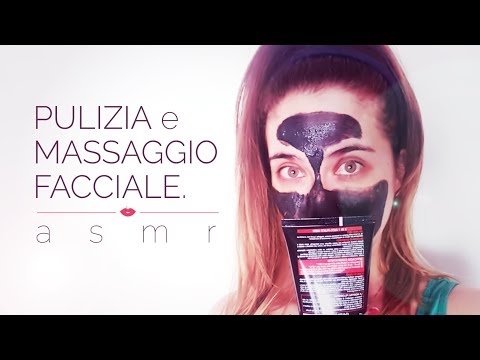 PULIZIA DEL VISO E MASSAGGIO FACCIALE. Asmr in italiano