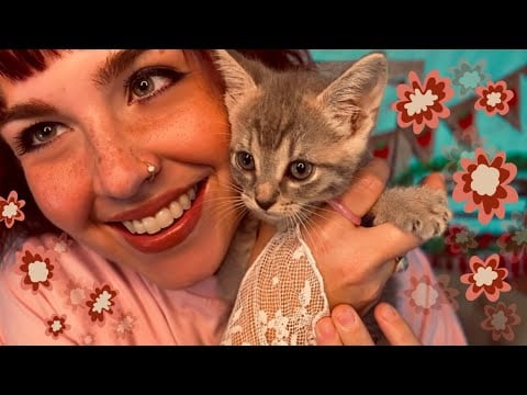ASMR Kitty Adoption Roleplay🐱🎀(Tingly Triggers, Tapping, Miniatures)