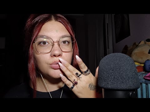 SPIT PAINTING & EXTRA MOUTH SOUNDS 😴💜💦 | ASMR ITA