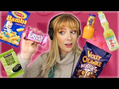 Taste Testing International Snacks ASMR