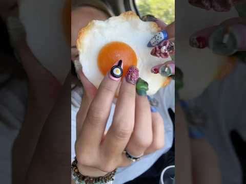 Which fake egg do you prefer? 🍳 #asmr #egg #bestlifebybrooke #asmrtapping #asmrtriggers #asmrvideo