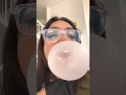 BIG BUBBLE ASMR | blowing huge bubble sounds #bubblesounds #bubbling