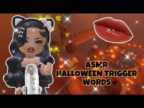 Roblox ASMR ☆ HALLOWEEN TRIGGER WORDS, Happy Halloween Guys! 🎃