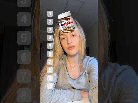 CLASSIFICA DELLA NUTELLA 🍫 #asmrvideo