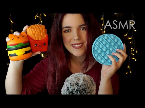 Este ASMR es DEMASIADO RELAJANTE 😴 | Susurros, squishies y cuenco tibetano | ASMR en español