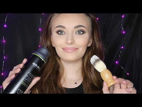 ASMR Shaving Cream on mic 🎤