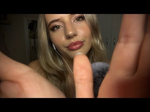 ASMR Comforting Positive Affirmations before bed❤️‍🩹Face Touching and hand movements 
