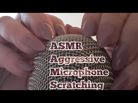 ASMR Aggressive Microphone Scratching(No Talking)