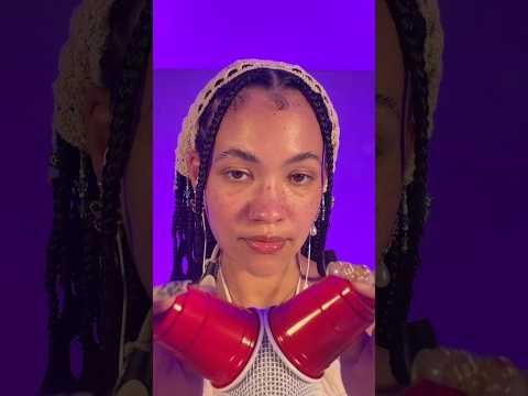 Red cups on the mic is just 👩🏽‍🍳💋 #asmr  #shorts
