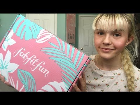 ASMR Unboxing My FabFitFun Summer Box 🌺