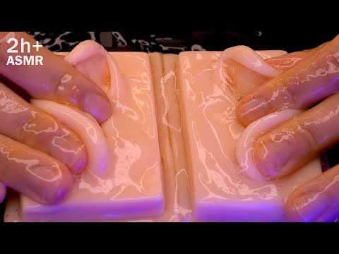 【ASMR】過去最大量のローションでデロデロ耳マッサージ 2時間 (No Talking, 耳掃除)