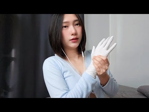 ASMR Latex Gloves Hand Movement 🧤
