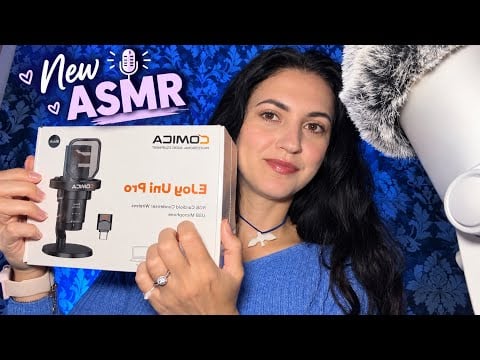 ASMR|Асмр українською✨розпаковка і тест безпровідного🎙️Comica Ejoy Uni Pro✨