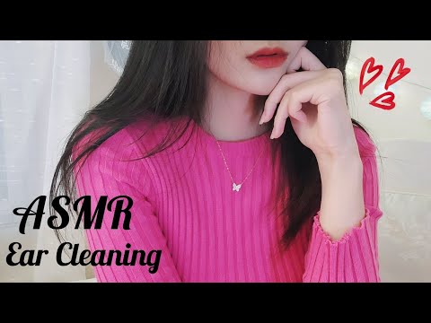 ASMR 영상 날려버리고 무작정 찍어본 바스락 귀청소👂,벅벅벅,Ear Cleaning