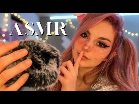 [ASMR] Brain-Melting Tingles ~ Slow Breathy Whispers & Fluffy Mic Brushing