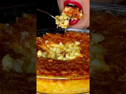 Crispy crunchy mac and cheese #asmr #macandcheese #noodles #food #eat