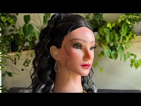 ASMR | Perfectionist Curly Hairstyle | Hairstyling, Hair Fixing - Finishing Touches, With Whispering