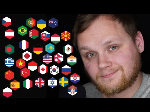 [ASMR] Guess the language and the word in different languages!