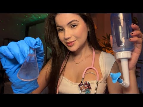 ASMR | Médica Trata seu Resfriado 🩺🤧