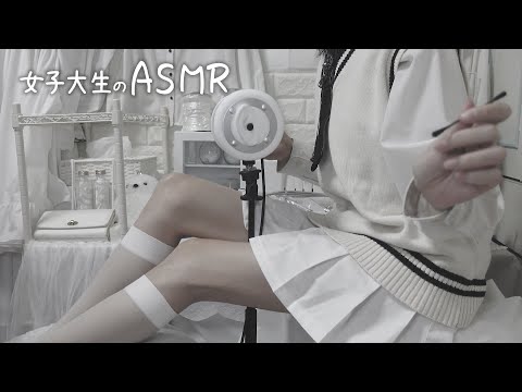 【ASMR】高音質で熟睡できる😴綿棒でゴリゴリ両耳かき👂囁き声で雑談あり/whispering voice/ear cleaning/sleep/3dio