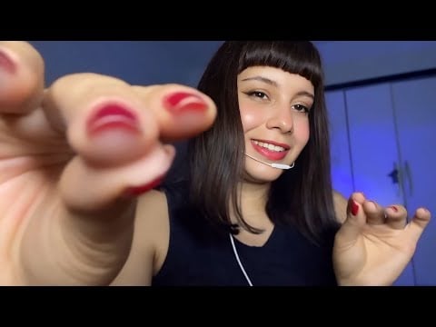 ASMR Removendo Sua Insônia 😴✨ Hand Movements, Mouth Sounds, Wind Sounds & Whispers