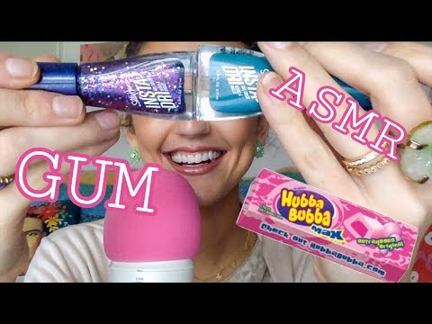 ASMR ~ 💗💅 A GUM CHEWING RAMBLE + NAIL PAINTING 💗💅