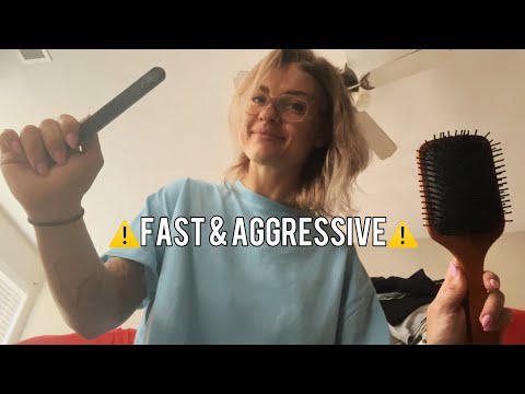 FAST & AGGRESSIVE ASMR💥⚡️ CHAOTIC LOFI TRIGGERS FOR MAX TINGLES