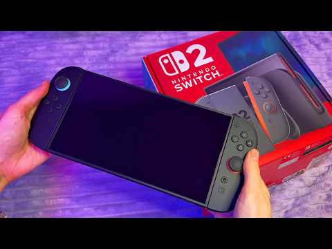 ASMR Nintendo Switch 2 Unboxing (Whispered)