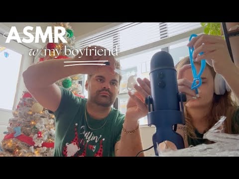 ASMR | unboxing a trigger assortment advent calendar (w/ my boyfriend)