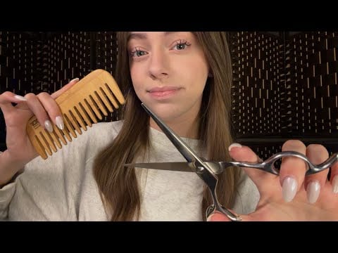 ASMR Sleep Inducing Haircut ✂️ (for deep sleep)