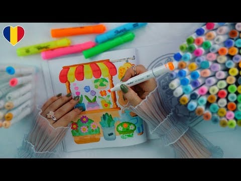 Hai să colorăm un pic *ASMR în Română