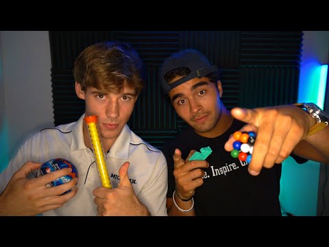 teaching my friend ASMR