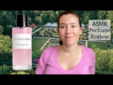 ASMR Perfume Review - Christian Dior La Colle Noire - Glass Tapping & Soft Spoken