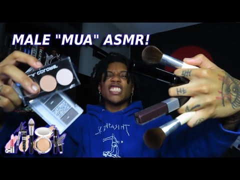 ASMR | Black Guy Does your Makeup 3 [Chill Asf] 🥶