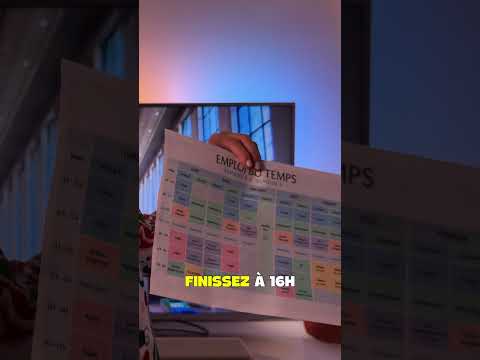 Annonce des EMPLOI DU TEMPS