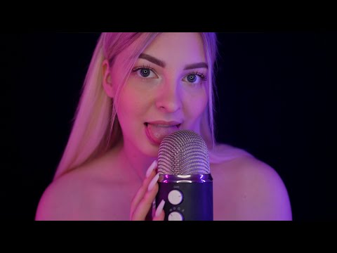 NEXT LEVEL ASMR 4k • 100% SENSITIVITY WET MOUTH SOUNDS! (Mic Licking, Kissing Sounds & more)