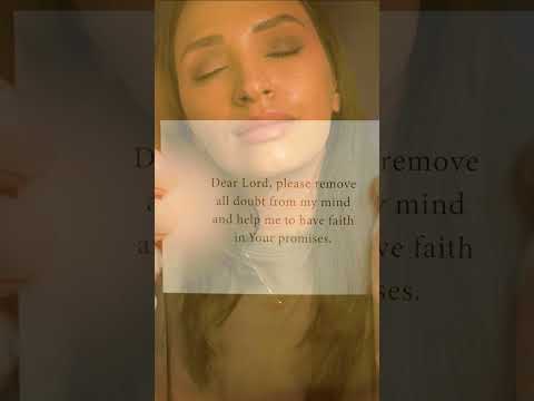 Whispering God's Promises While Brushing Your Face