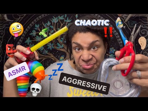 ASMR - THE MOST CHAOTIC AGGRESSIVE ROLEPLAY