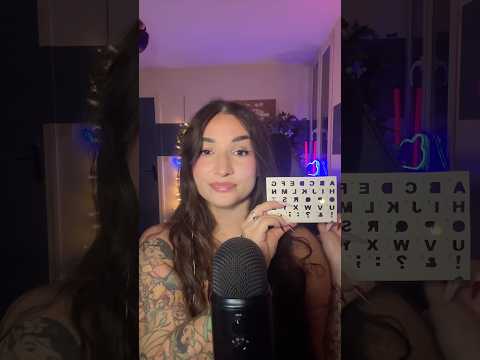 Tests visuels ASMR