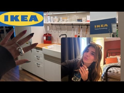 [ASMR] In IKEA 🛋️ (tapping and scratching)