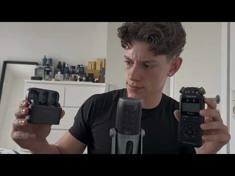 ASMR 3 Different Microphones (Sound Testing)